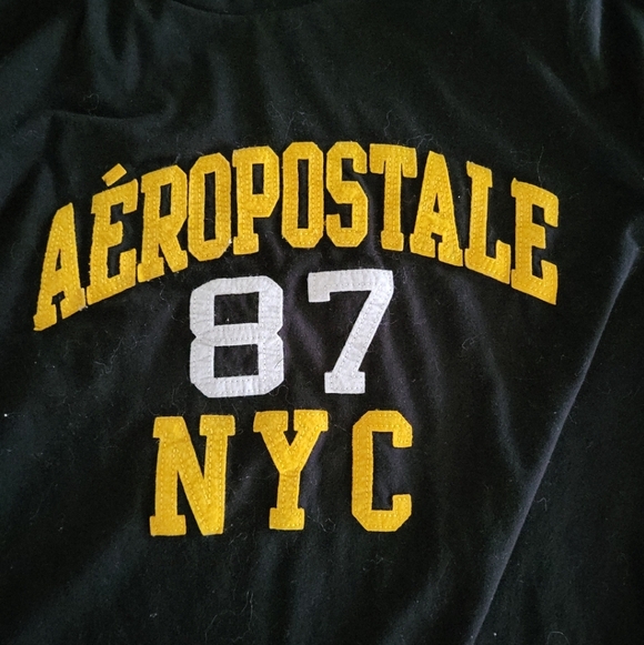 2 x Aeropostale Women's T-Shirt Size M NYC-1987 Short Sleeve - Picture 4 of 11